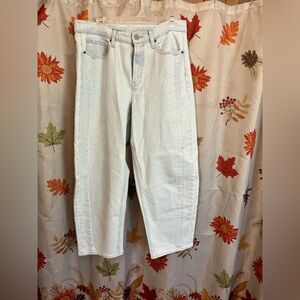 Old Navy Light Washed High Waist Barrel Leg Jeans